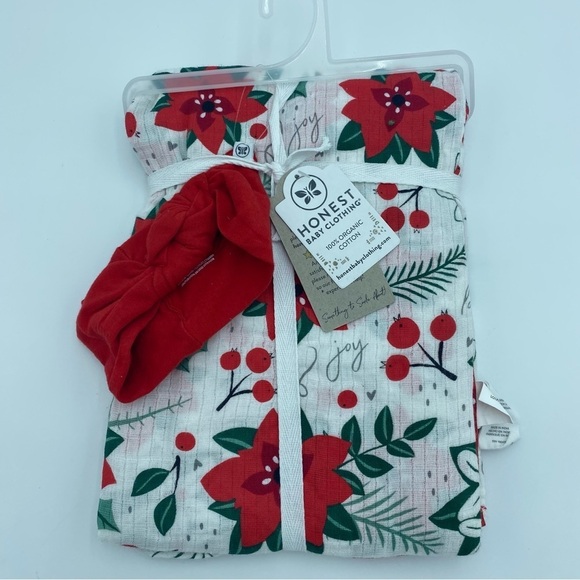 The Honest Company Infant swaddling blanket & headband set - Picture 1 of 6